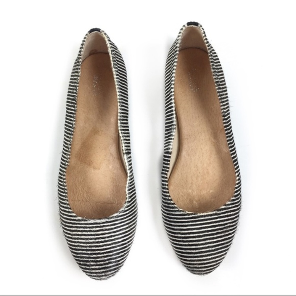 These Dr. Scholl's women's calf hair striped flats